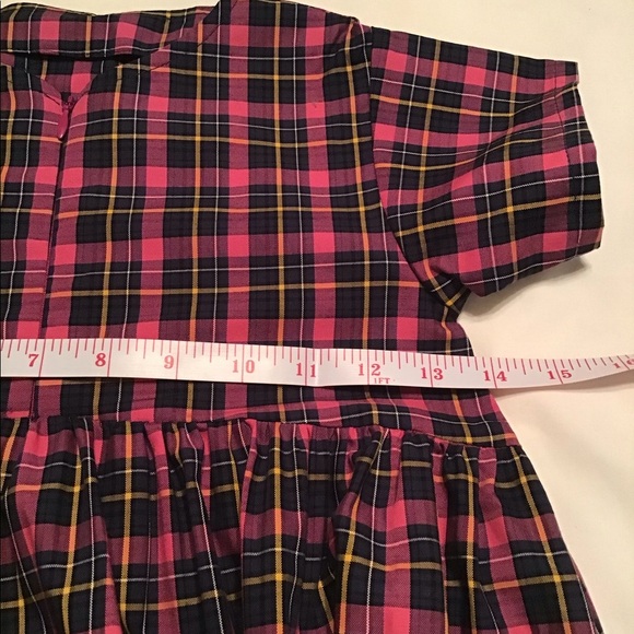 NWOT Designers MoDiDu Pink Plaid Girls Dress - Picture 4 of 8